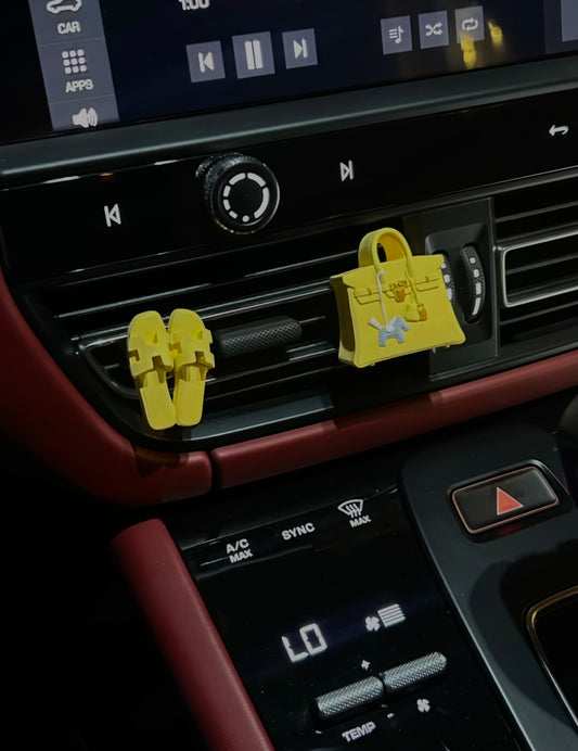 Diffuseur de Parfum Voiture - Claquettes Yellow
