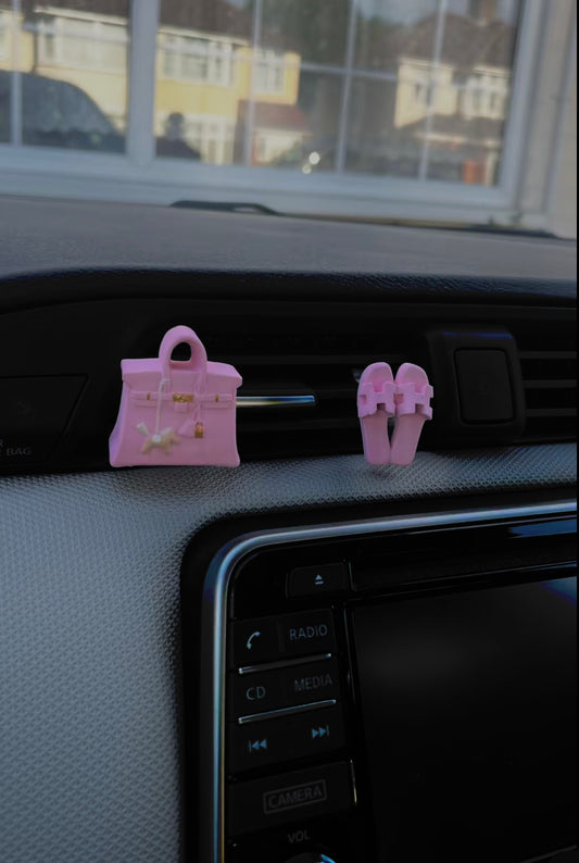 Diffuseur de Parfum Voiture - Claquettes Pink